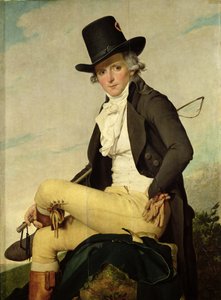 Portrett av Pierre Seriziat (1757-1847) kunstnerens svoger, 1795